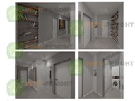 Дизайн интерьера квартиры 79м2